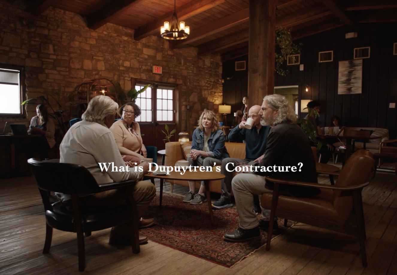 Video thumbnail of patient’s discussing their Dupuytren’s contracture